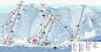 szczyrk mountain resort mapa